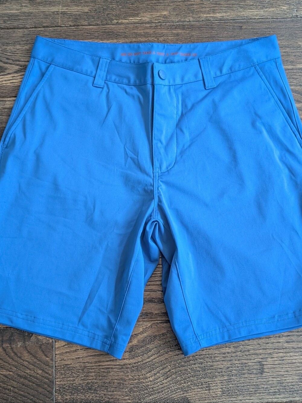 Rhone Flat Front Golf Shorts Cobalt Blue